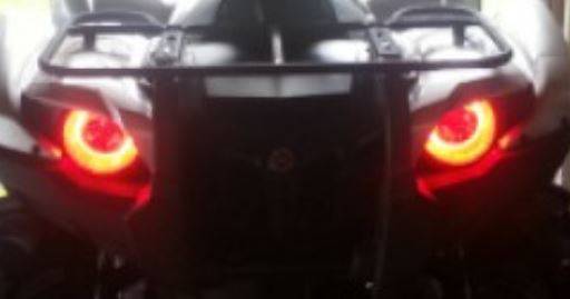 Диодная лента "Ангельские глазки"   VIKING/GUEPARD   габаритного света, d=9 см (КРАСНЫЙ)