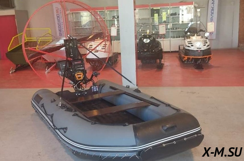 Лодка Бурлак 340 НДНД с аэроустановкой поворотной 20 л.с. Лодка Бурлак 340 НДНД с аэроустановкой поворотной 20 л.с.